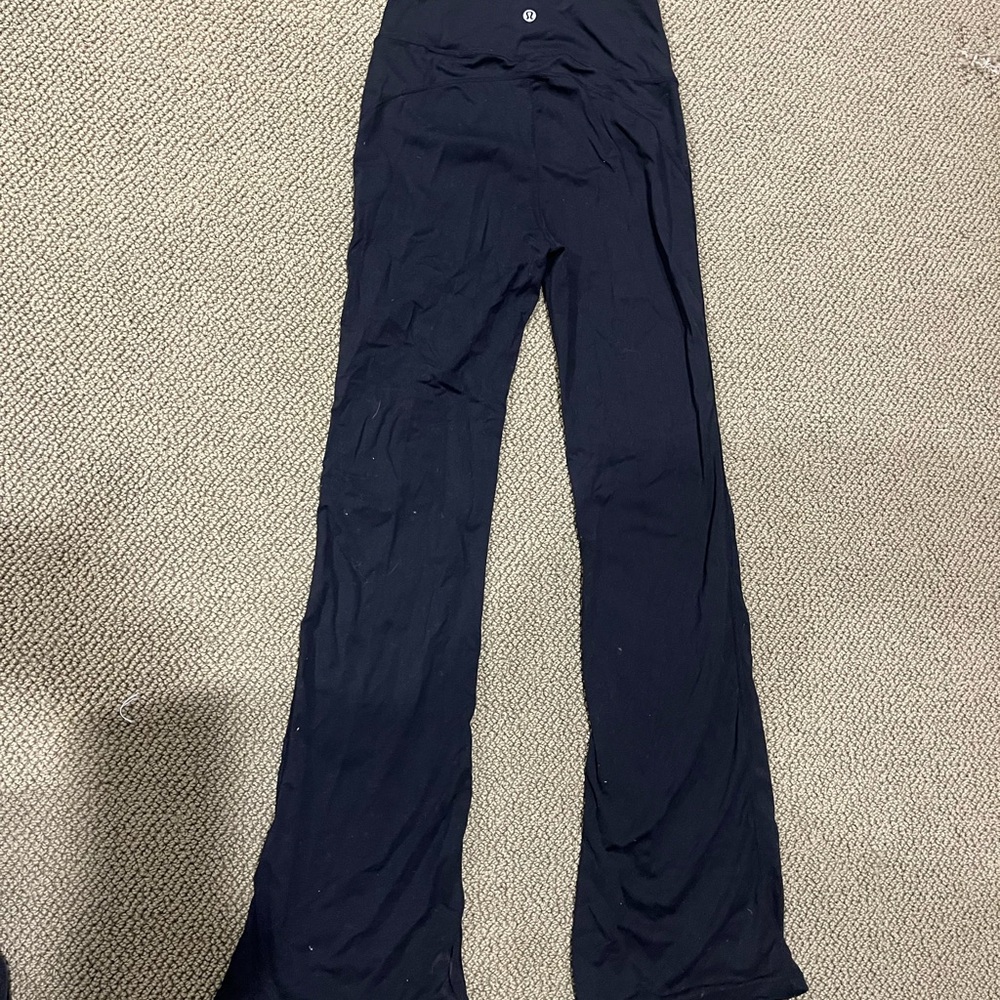 Black lululemon flare leggings